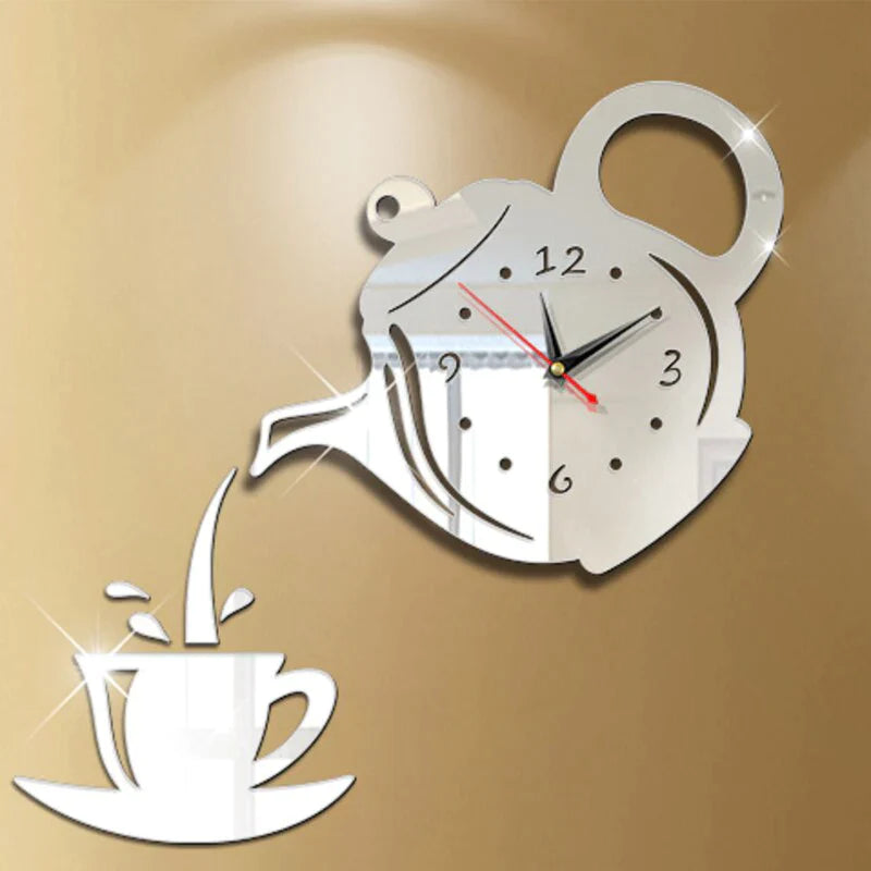 3D Teapot Wall clock